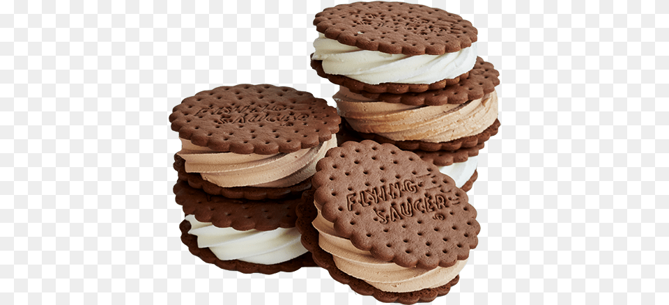 Carvel Flying Saucers, Food, Sweets, Burger, Bread Png