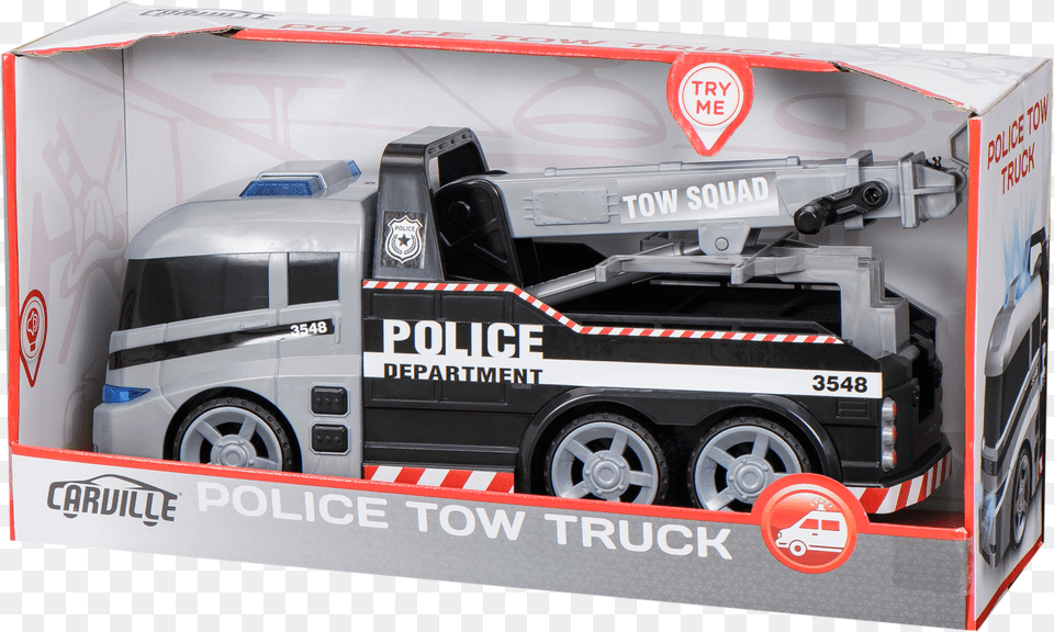Carville Police Tow Truck Large Carville Police Tow Truck, Tow Truck, Transportation, Vehicle, Machine Png
