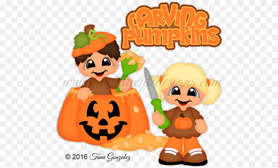 Carving A Pumpkin Clipart Vector Pumpkin Carving Clipart, Baby, Person, Face, Head Free Transparent Png