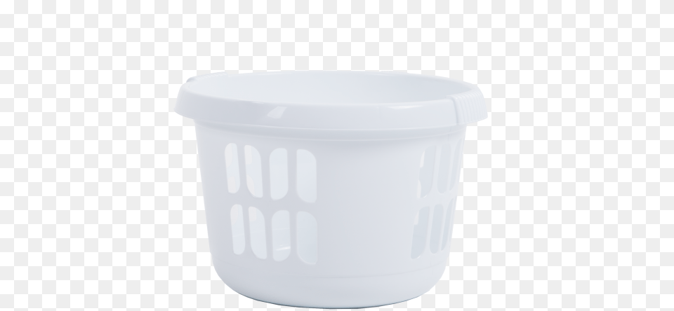 Casa Round Laundry Basket Ice White, Art, Porcelain, Pottery, Bowl Free Png Download