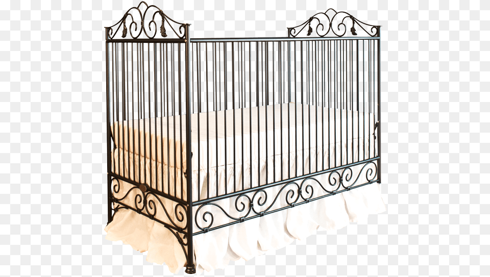 Casablanca Crib Distressed Black Casablanca Crib Bratt Decor, Furniture, Infant Bed Free Transparent Png