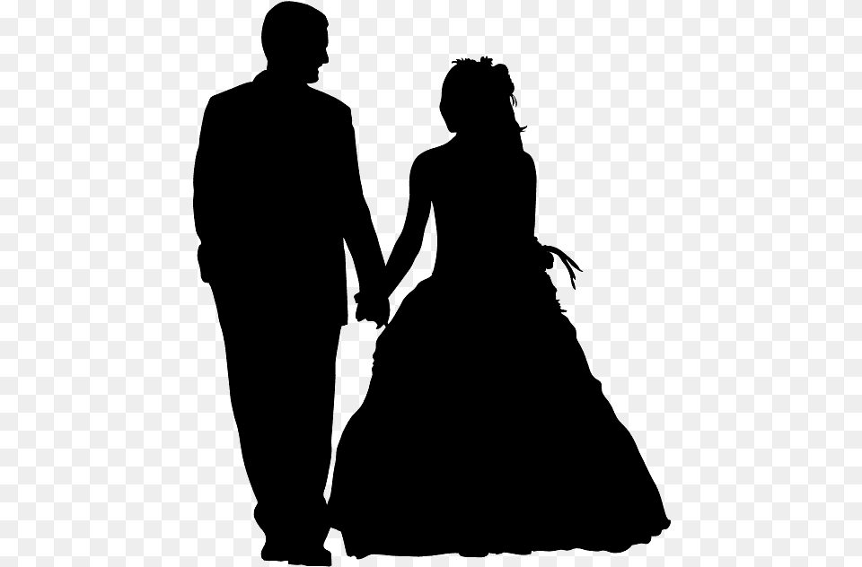 Casados Silueta, Gray Png