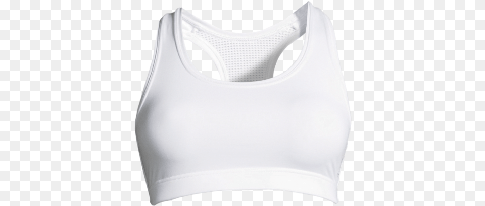 Casall Iconic Sports Bra White Sports Bra, Clothing, Vest, Tank Top, Underwear Free Transparent Png