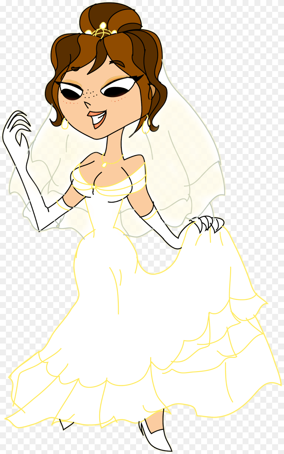 Casamento Just Married Wedding Drama Engagement Desenho Da Noiva Em, Person, Clothing, Dress, Face Free Transparent Png