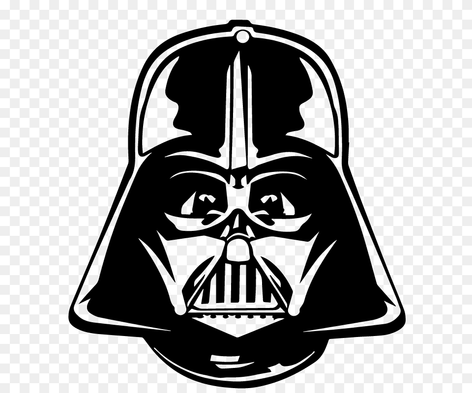 Casco Darth Vader Image, Stencil, Clothing, Hardhat, Helmet Png