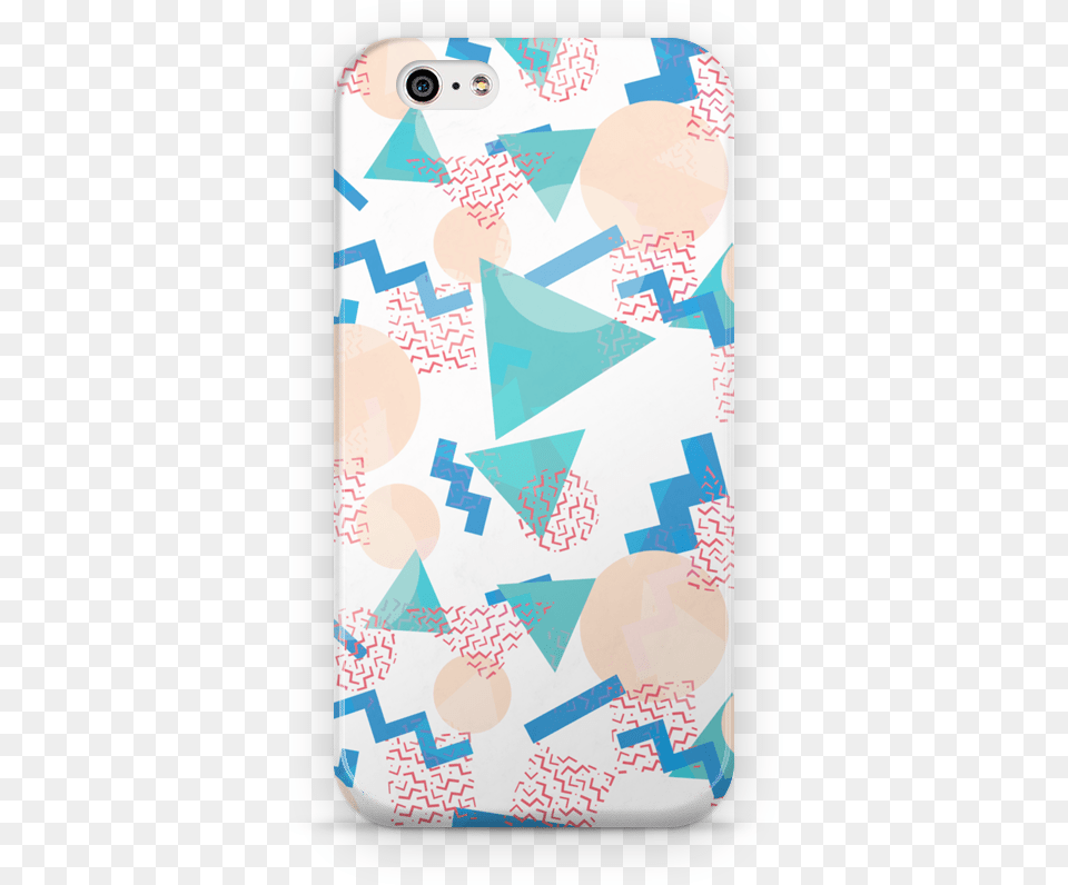 Case 90 S Pastel Geometric Pattern De Tobias Fonsecana 90s Pastel Geometry, Qr Code Free Png