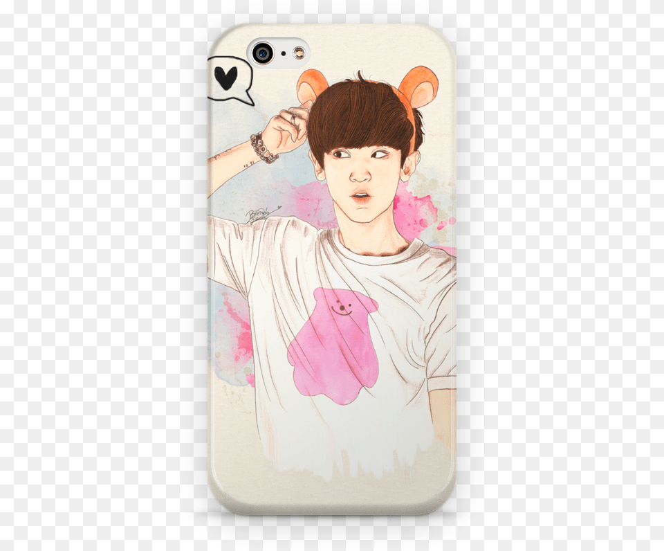 Case Chanyeol Chanyeol, Person, Art, Painting, Face Png Image