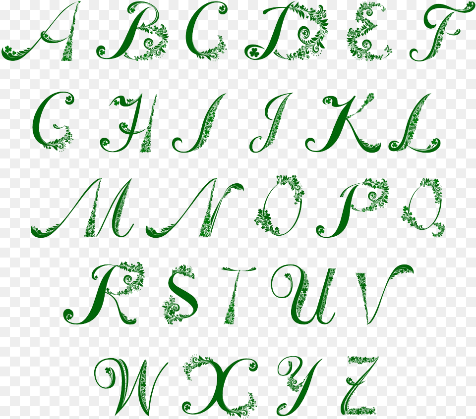 Case Clover Alphabet St Calligraphy, Text Png
