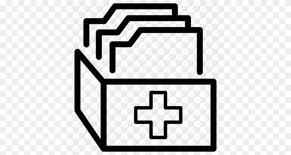 Case Files Folder Health History Medical Records Icon, Architecture, Building, First Aid Png Image