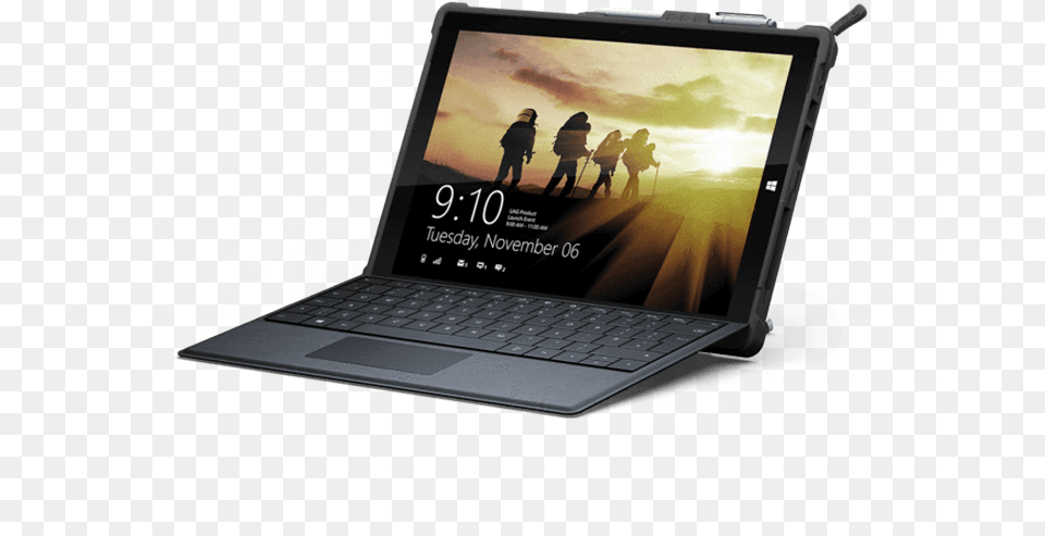 Case For Microsoft Surface Pro 4 Black Urban Armor Surface Pro 6 Case, Computer, Pc, Laptop, Electronics Free Png Download