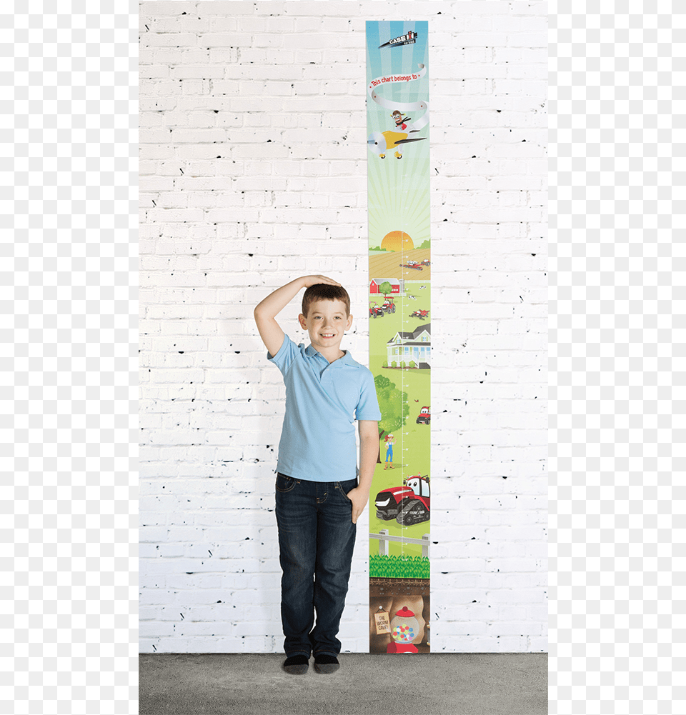Case Ih Kids Growth Chart Child, T-shirt, Pants, Clothing, Jeans Free Transparent Png