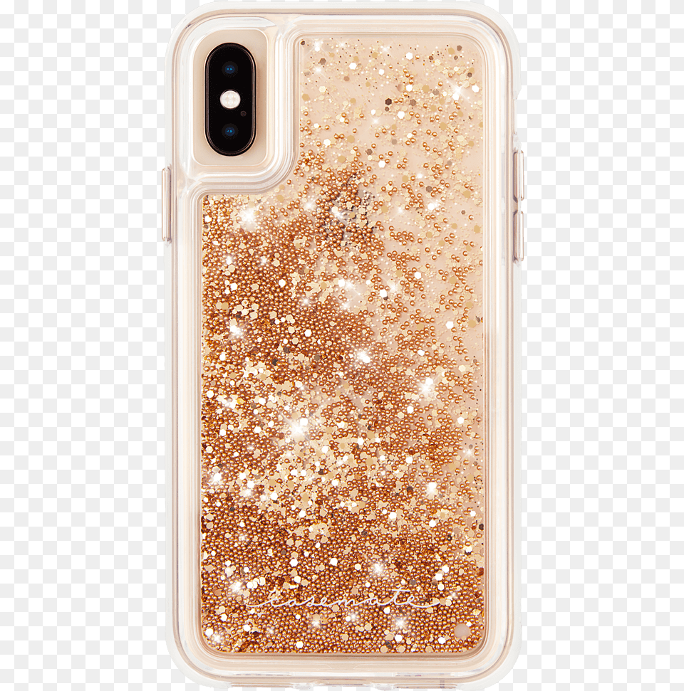 Case Mate Gold Waterfall, Electronics, Phone, Mobile Phone, Glitter Free Png Download