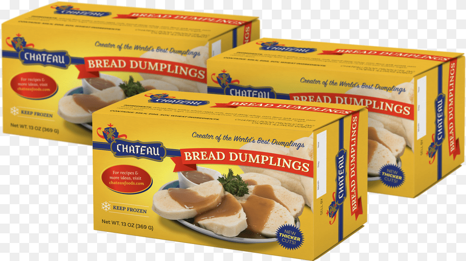 Case Of Bread Dumplings Chateau Bread Dumplings, Food, Lunch, Meal, Box Free Png Download