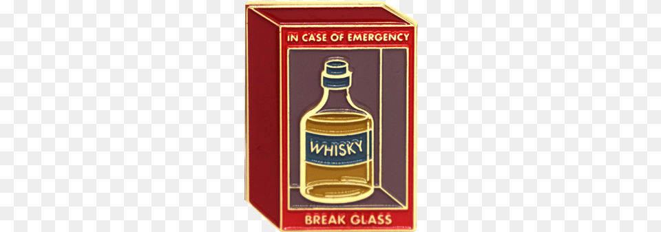 Case Of Emergency Break Glass Whisky39 Pin Break Glass Whisky Pin, Aftershave, Bottle, Mailbox, Alcohol Free Transparent Png