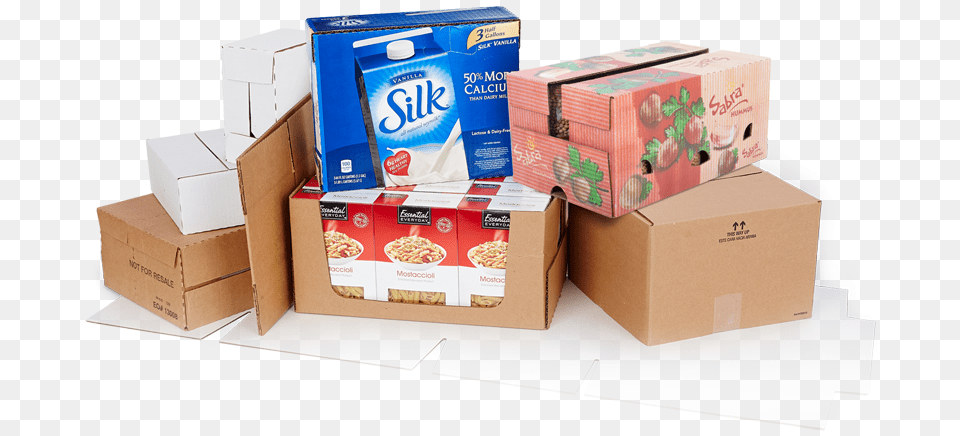 Case Packing Silk Soy Milk, Box, Cardboard, Carton, Package Free Png Download