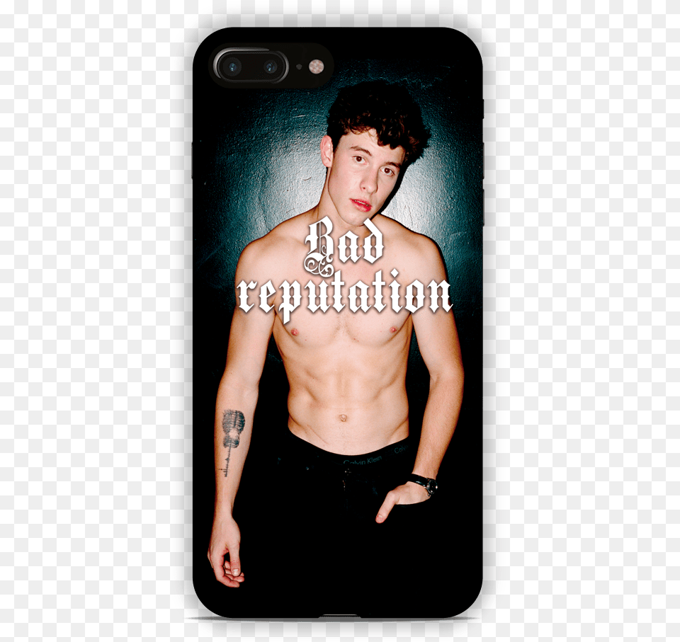 Case Shawn Mendes Bad Reputation, Person, Skin, Tattoo, Boy Free Png
