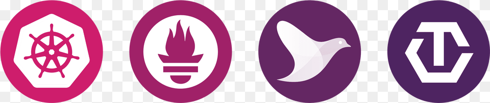 Case Study Icons K P F O Circle, Logo, Purple, Weapon Free Png