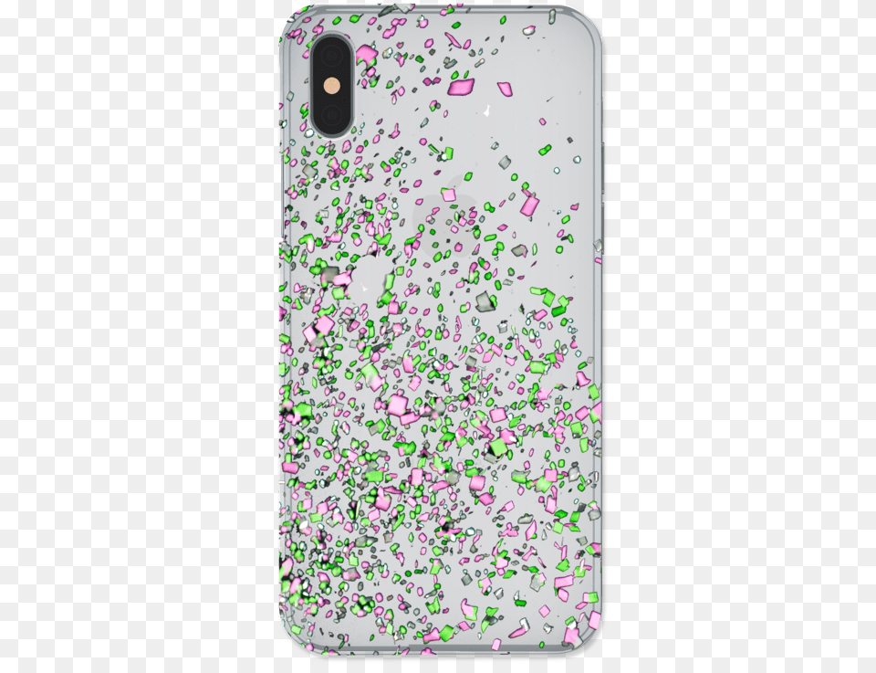 Case Transparente Confete De Delcuetona Mobile Phone Case, Paper, Electronics, Mobile Phone, Glitter Free Transparent Png