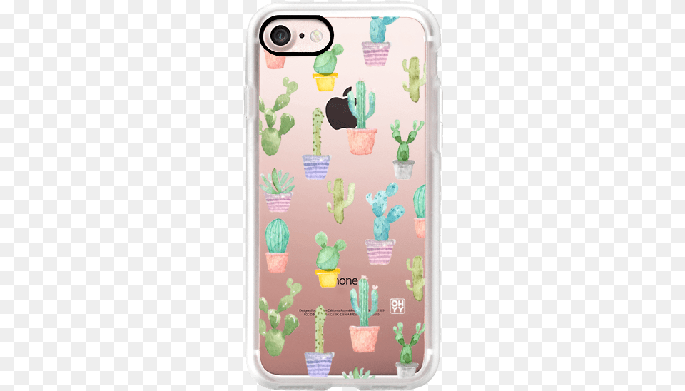 Casetify Iphone 7 Classic Grip Case Casetify Ctf Pastel Cuctus Summer Iphone, Plant, Electronics, Mobile Phone, Phone Free Png