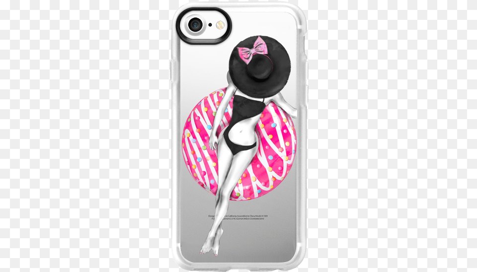 Casetify Iphone 7 Classic Grip Case Doughnut, Swimwear, Hat, Clothing, Appliance Free Png