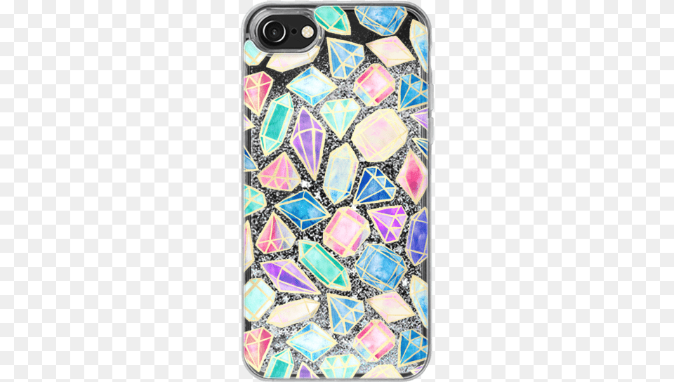 Casetify Iphone 7 Glitter Case Motif, Tile, Pattern, Art Free Png