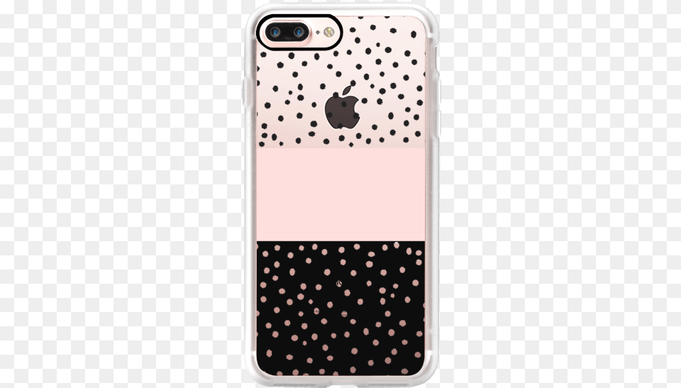 Casetify Iphone 7 Plus Case And Other Lost In The Dots Zazzle Pink White Black Watercolor Polka Dots Bandana, Electronics, Mobile Phone, Phone, Pattern Free Png Download