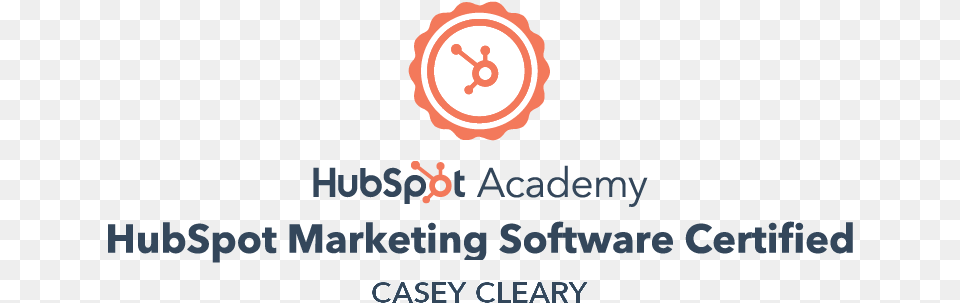Casey Cleary Hubspot Marketing Software Certification Hubspot Inc, Logo Free Png