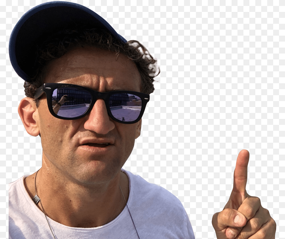 Casey Neistat, Accessories, Person, Sunglasses, Hand Png Image