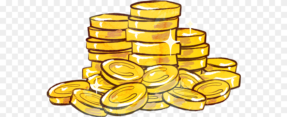 Cash, Gold, Treasure, Chandelier, Lamp Free Png