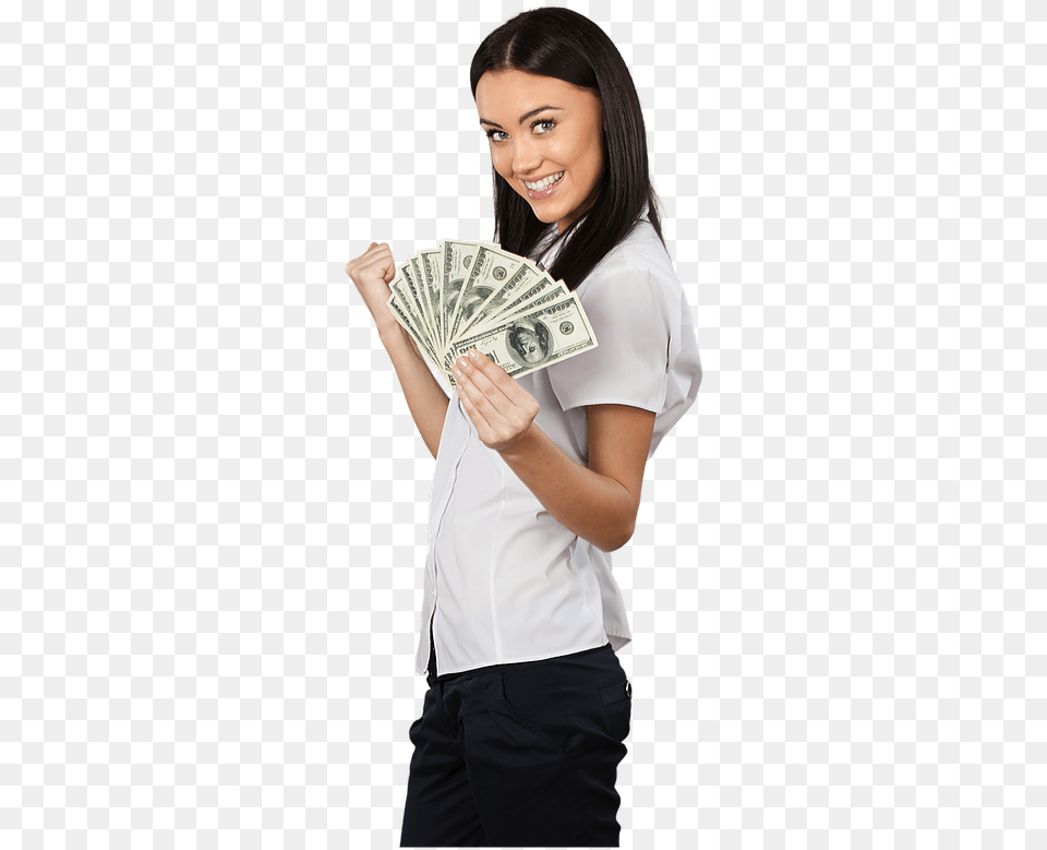 Cash, Female, Girl, Person, Teen Png