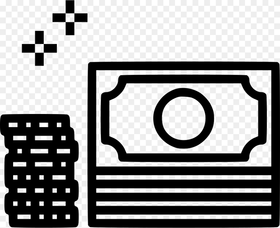 Cash Bill Coin Money Pile Stack Investments Pictogram, First Aid Free Png