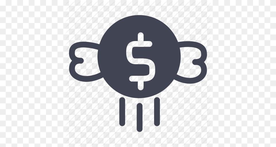 Cash Currency Dollar Finance Financial Flying Money Icon Free Png Download