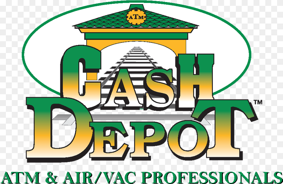 Cash Depot, Logo, Bulldozer, Machine, Outdoors Png Image