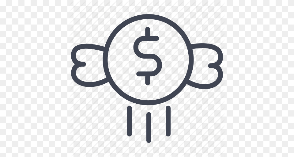 Cash Finance Financial Flying Money Icon Free Png