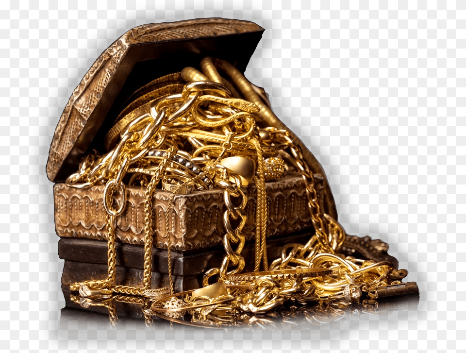 Cash For Gold Silver Silverware Amp Precious Metals Treasure Pile Of Gold, Accessories, Bag, Handbag Free Png Download
