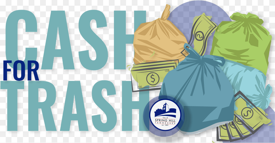 Cash For Trash Spring Hill, Bag, Plastic Free Png