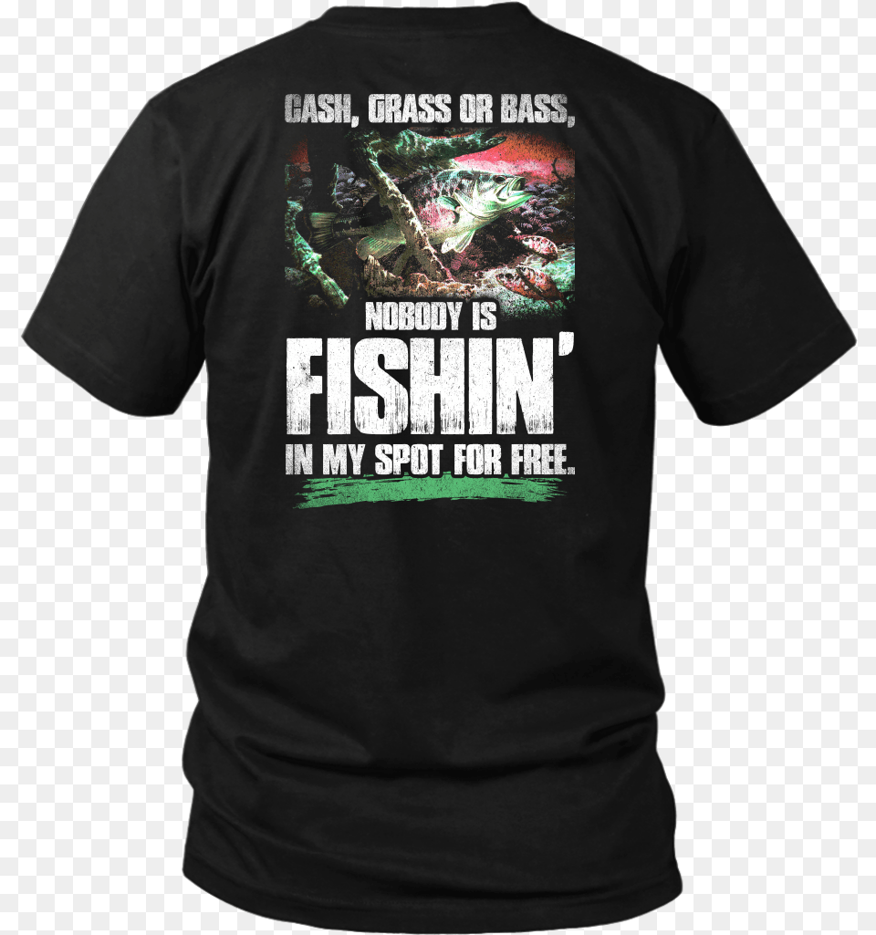 Cash Grass Or Bass T Shirt Design Of Nurse, Clothing, T-shirt Free Png