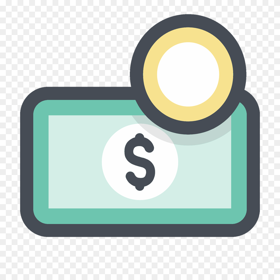 Cash Icon, Text, Number, Symbol Png Image