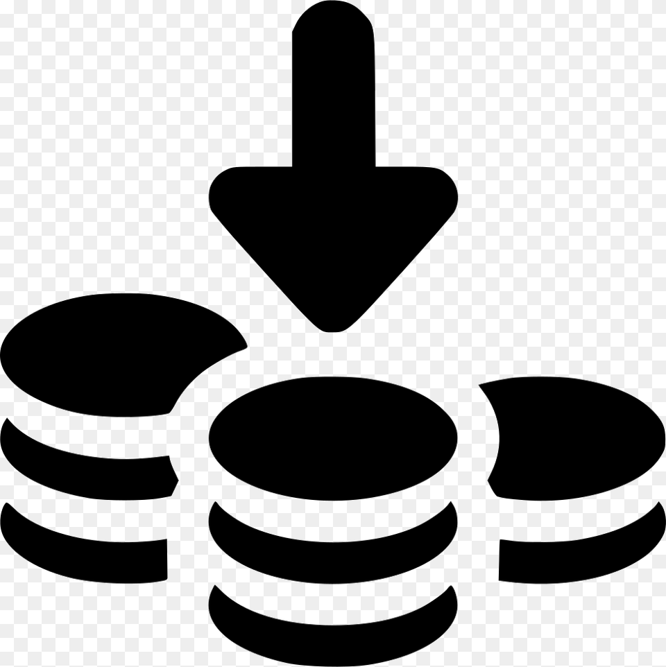 Cash Icon Economy Clipart Black And White, Stencil, Electronics, Adapter, Animal Free Png Download