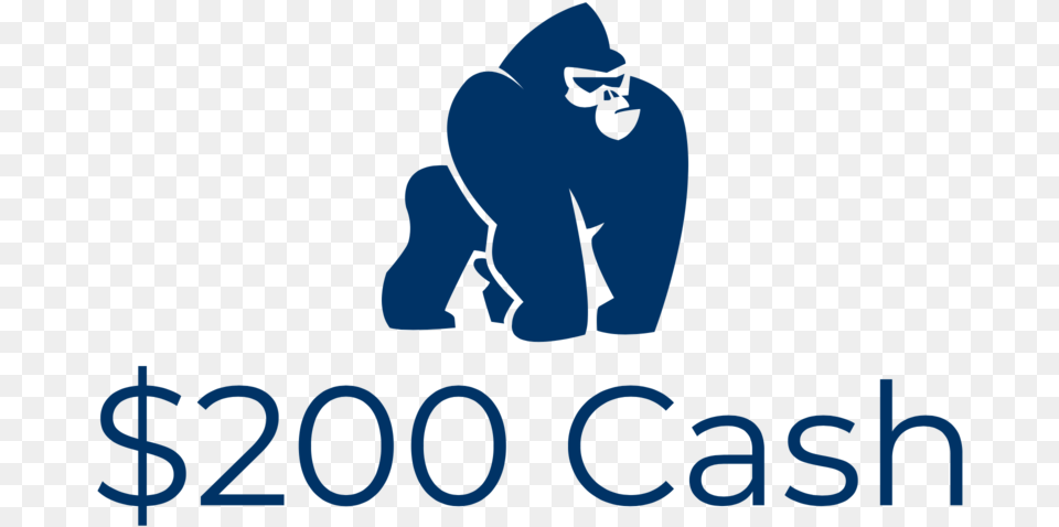 Cash Logo Western Gorilla, Face, Head, Person, Animal Free Png