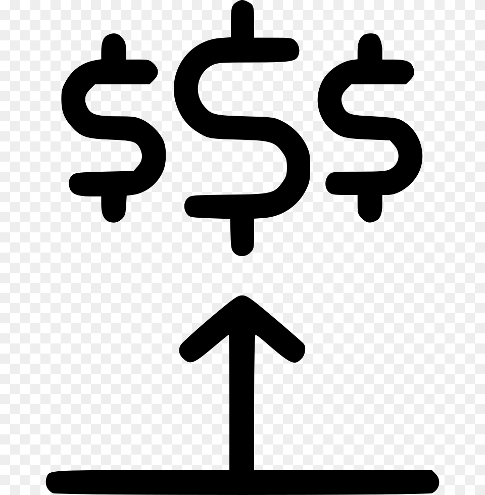 Cash Money Income Profit Increase Finance Arrow, Symbol, Text, Sign Free Transparent Png