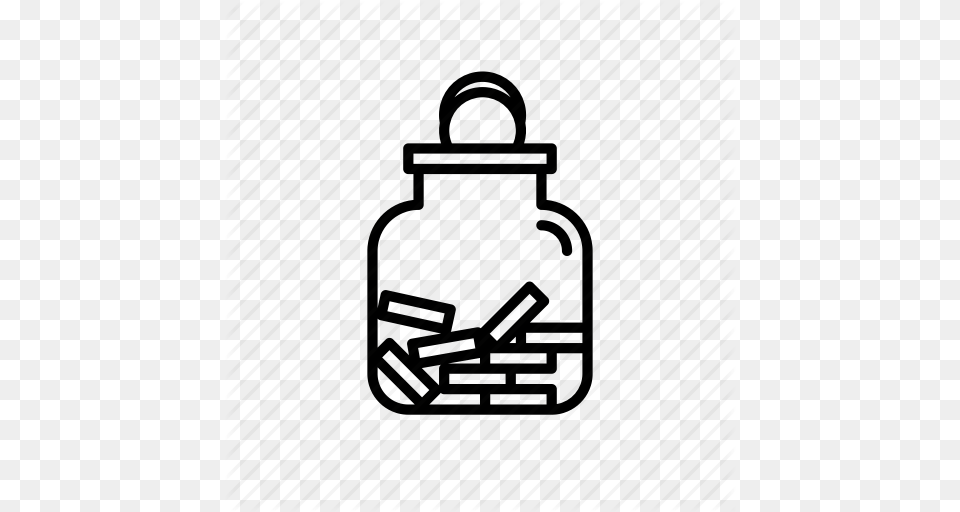 Cash Money Salary Tip Jar Icon, Bottle, Lamp, Lantern Free Png Download