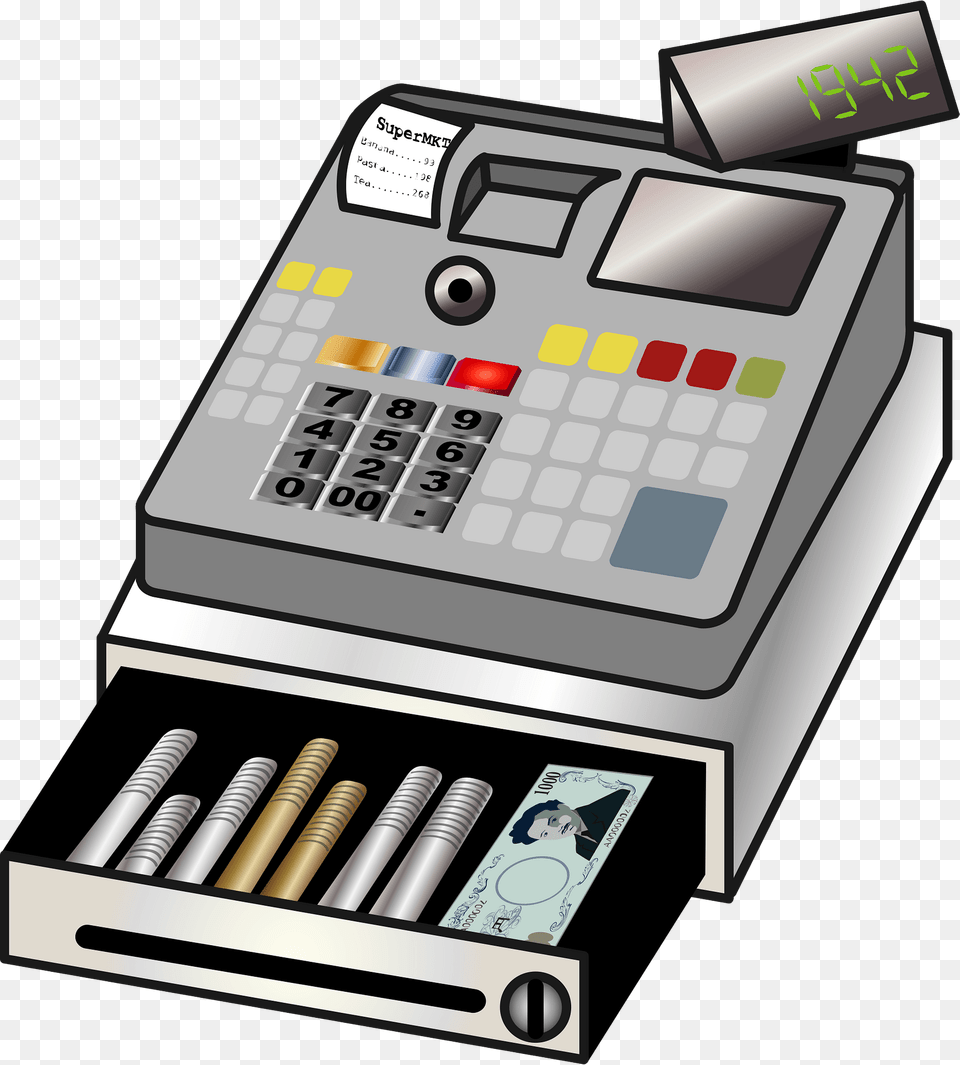Cash Register Clipart, Electronics, Head, Person Free Png Download