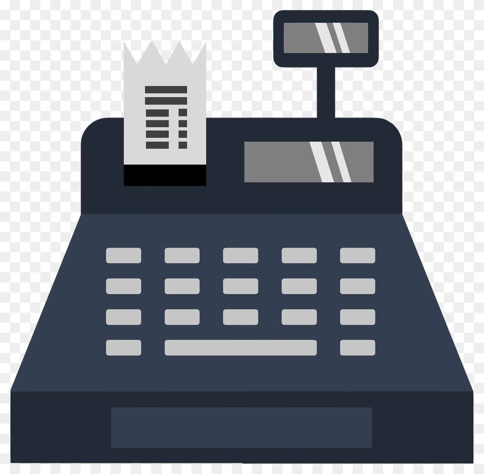 Cash Register Clipart, Electronics, Machine, Phone Png Image