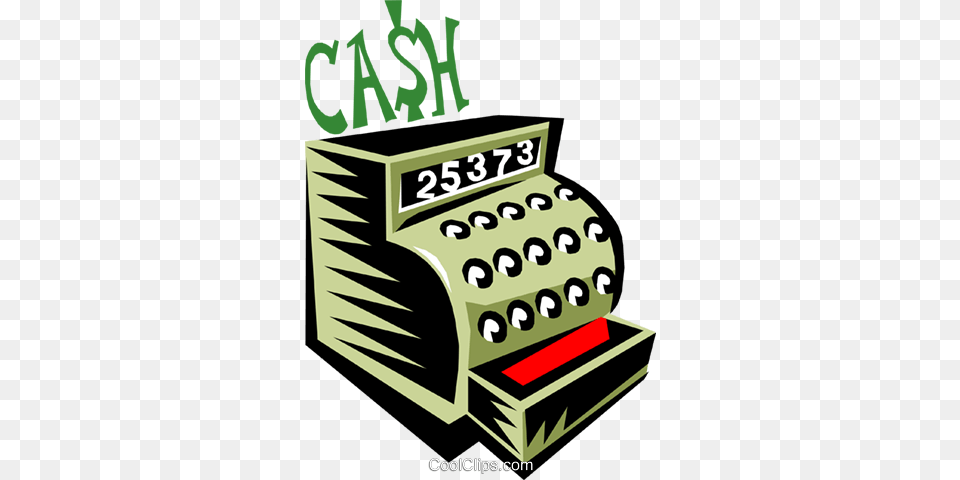 Cash Register Royalty Vector Clip Art Illustration, Text Png Image