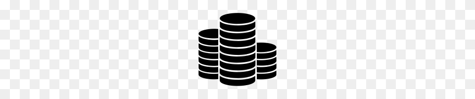 Cash Stack Icons Noun Project, Gray Png
