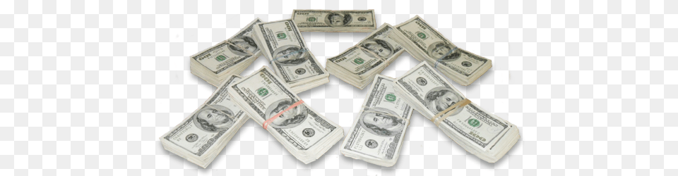 Cash Stacks For On Money, Dollar, Person, Adult, Male Png Image