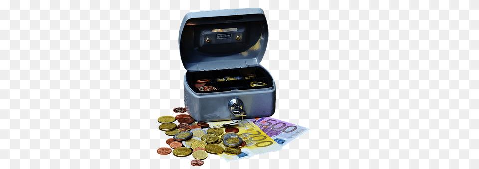 Cashbox Treasure, Money, Coin Free Transparent Png