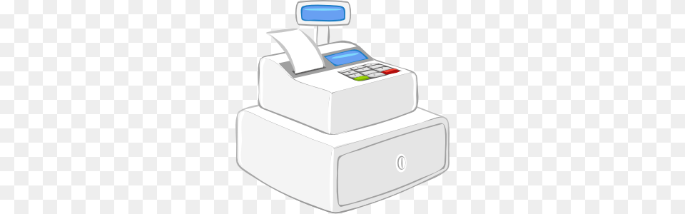 Cashier Case Calculator Clip Art Vector, Computer Hardware, Electronics, Hardware, Machine Free Png Download