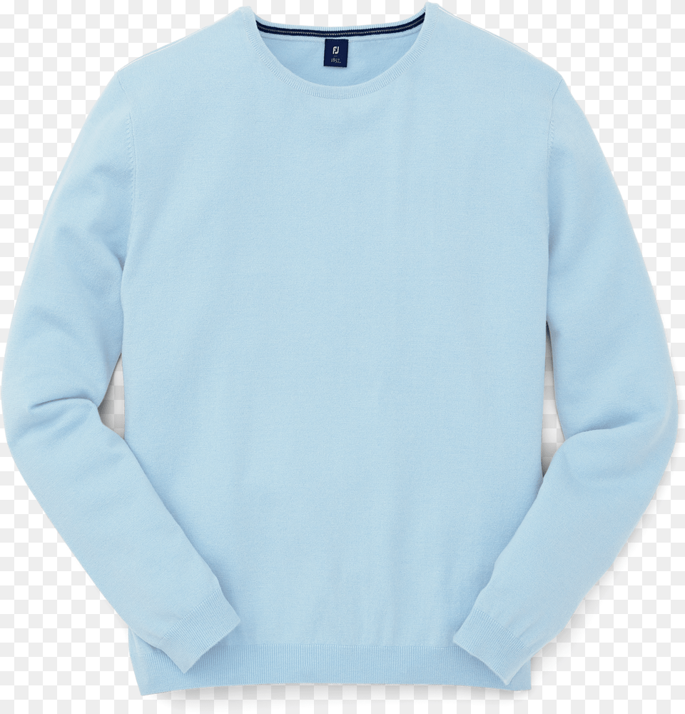 Cashmere Blend Crewneck Sweater Sweater, Clothing, Knitwear, Long Sleeve, Sleeve Png